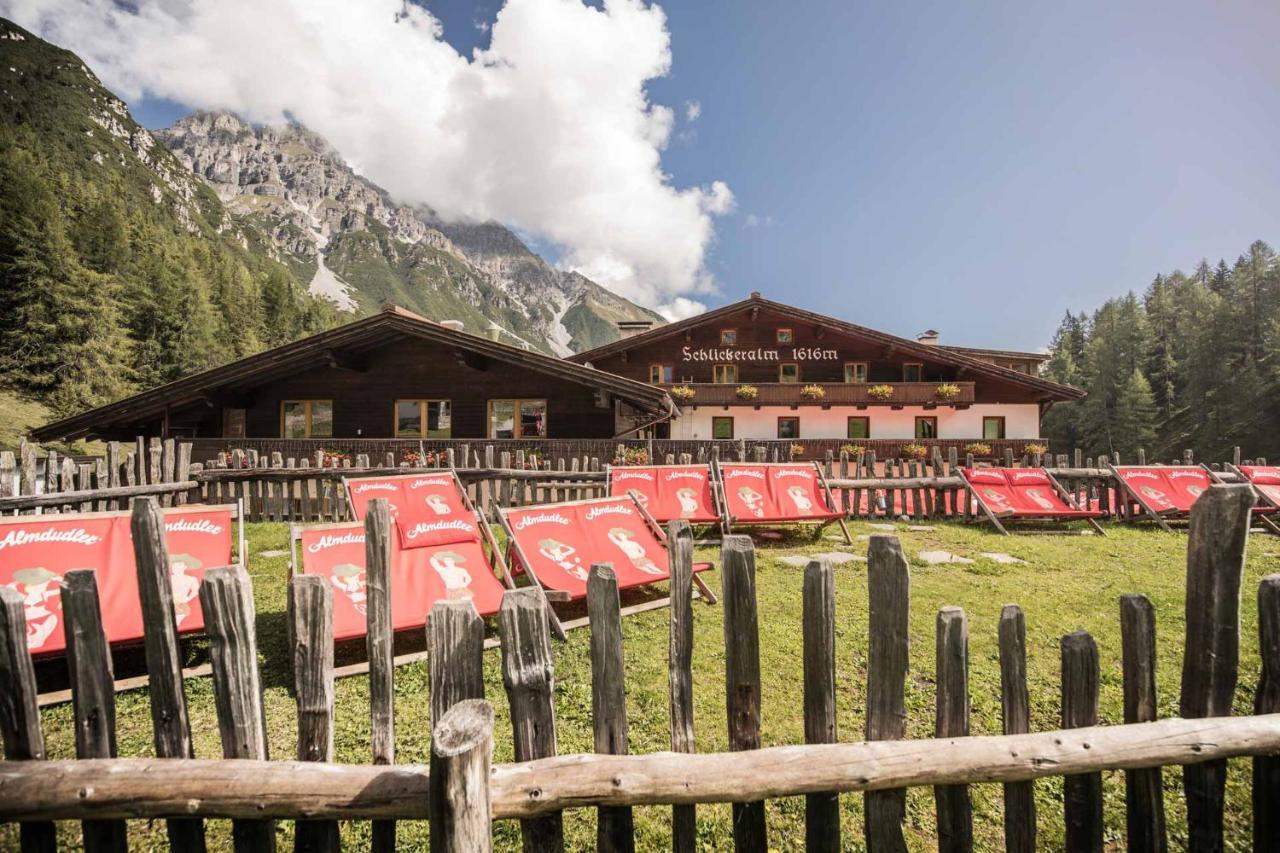 Berghotel Schlickeralm 1.616 M 富尔普梅斯 外观 照片